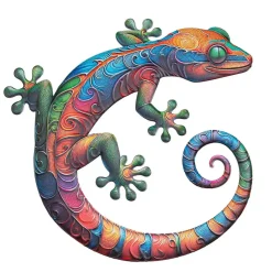 Anna's Collection Tuindecoratie Gecko hagedis - 41 cm - metaal