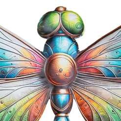 Anna's Collection Tuindecoratie libelle - 37 x 42 cm - metaal