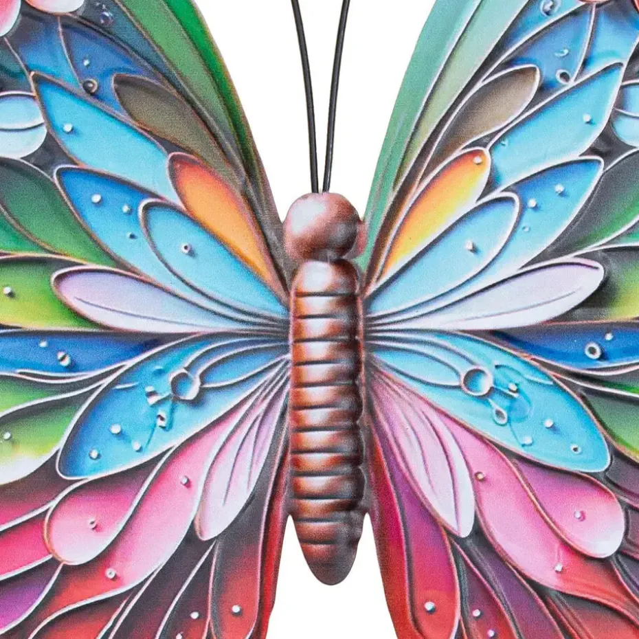 Anna's Collection Tuindecoratie vlinder - 46 x 50 cm - metaal