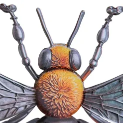 Anna's Collection Tuindecoratie honingbij - 24 x 30 cm - metaal