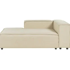APRICA - Chaise longue - Beige - Rechterzijde - Linnen