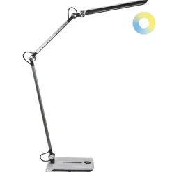 AQUILA - Bureaulamp LED - Zilver - Synthetisch materiaal