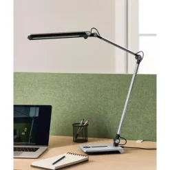 AQUILA - Bureaulamp LED - Zilver - Synthetisch materiaal