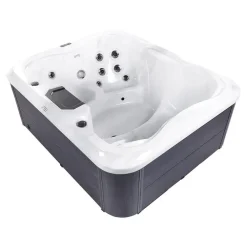 ARCELIA - Whirlpool buitenbad - Wit - 215 x 180 cm - Acryl