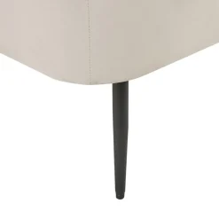 ARCEY - Chaise longue - Wit - Fluweel