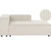 ARDAL - Chaise longue - Off-white - Linkszijdig - Corduroy