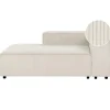 ARDAL - Chaise longue - Off-white - Rechtszijdig - Corduroy