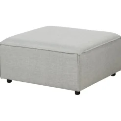 ARDAL - Ottomaan - Lichtgrijs - Polyester