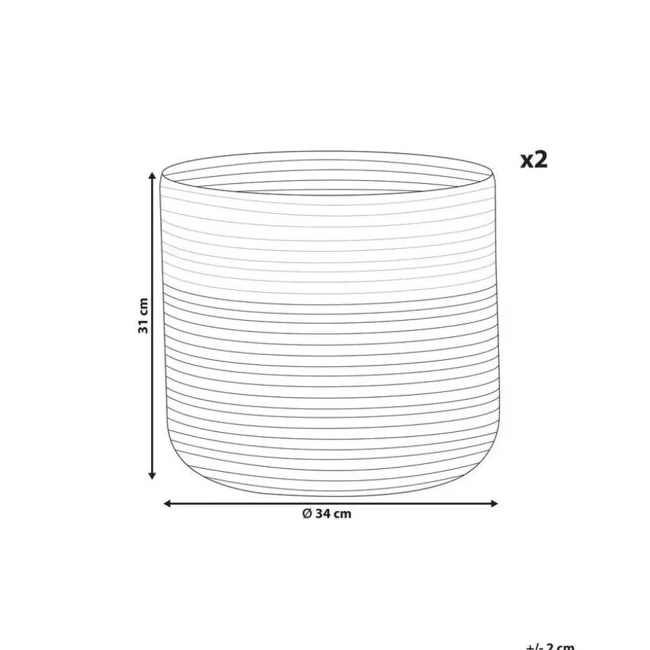 ARDESEN - Mand set van 2 - Beige - Katoen
