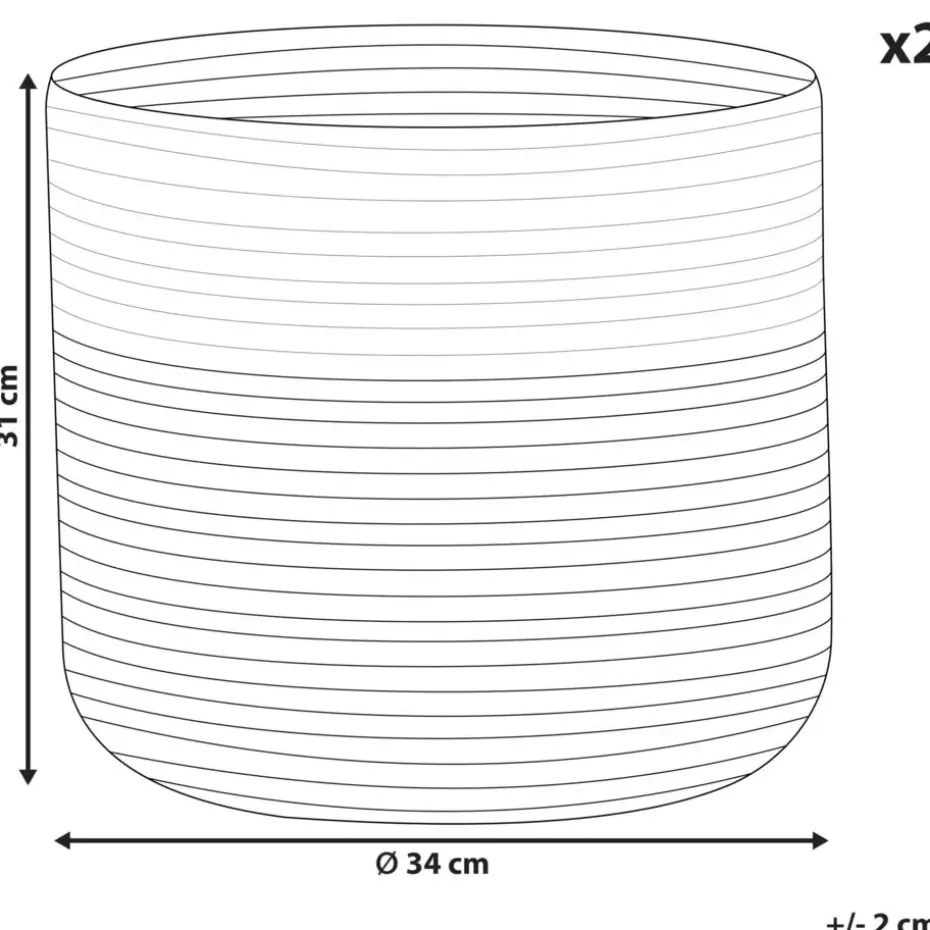 ARDESEN - Mand set van 2 - Beige - Katoen