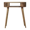 Ariella sidetable, 1 open plank, beige