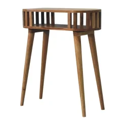 Ariella sidetable, 1 open plank, beige