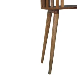 Ariella sidetable, 1 open plank, beige