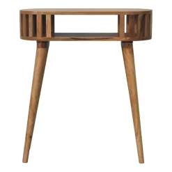 Ariella sidetable, 1 open plank, beige