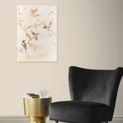 Art for the Home Canvas Geschilderde Details Sunset Birds 70x50cm