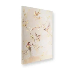 Art for the Home Canvas Geschilderde Details Sunset Birds 70x50cm