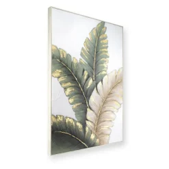 Art for the Home Handgeschilderd Canvas Lush Leaves 100x70cm