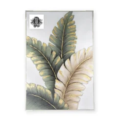 Art for the Home Handgeschilderd Canvas Lush Leaves 100x70cm