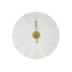 Art for the Home Klok Luxe wit en goud Hangende Klok Origami 60cm