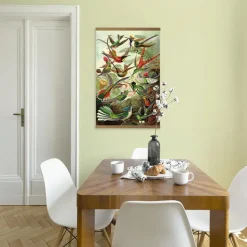 Art for the home Linnen Hanging Poster Hummingbirds 80x60cm