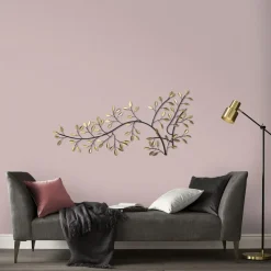 Art for the Home Metal Art Gold branch 1,08m x 49cm