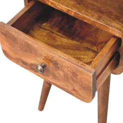 Artisan Furniture Massief Houten Kastanje Nachtkastje