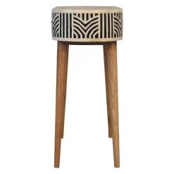 Artisan Furniture Solid hout Edessa Sidetable Tafel met Bone Inlay