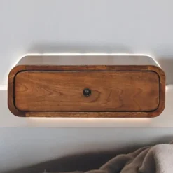 Artisan Furniture Solid hout Avora Wandkastje Honing Karamel met