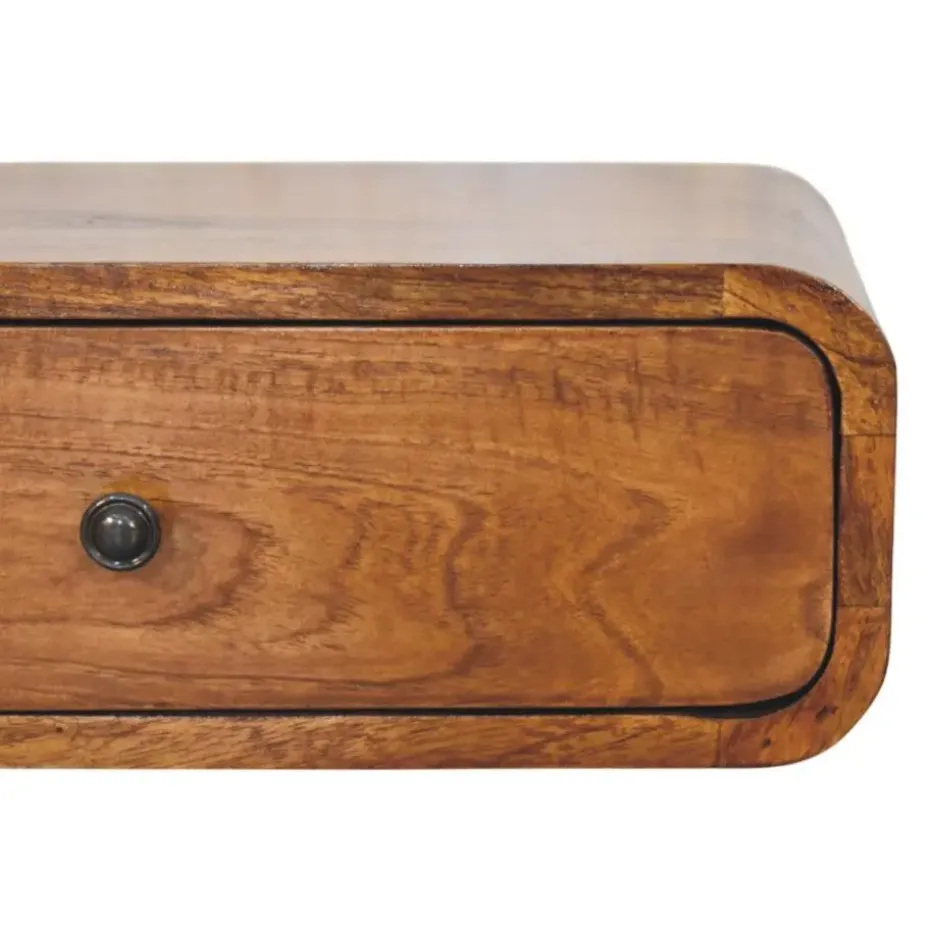 Artisan Furniture Solid hout Avora Wandkastje Honing Karamel met