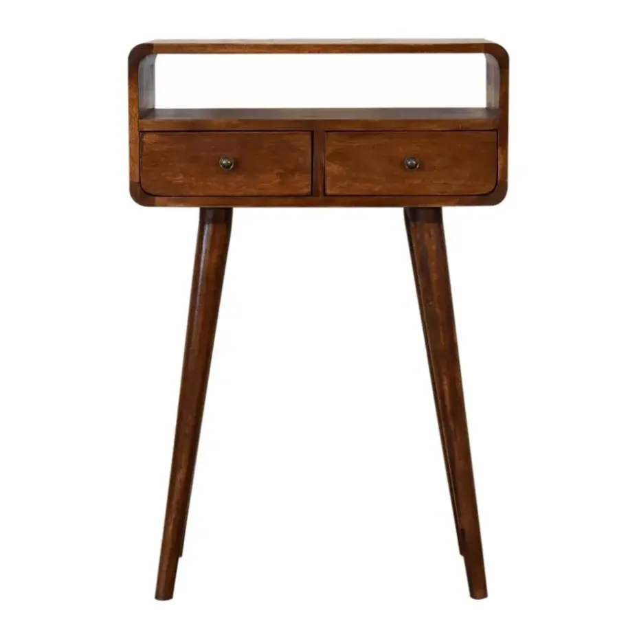 Artisan Furniture Solid hout Kastanje Sidetable Tafel
