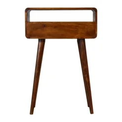 Artisan Furniture Solid hout Kastanje Sidetable Tafel