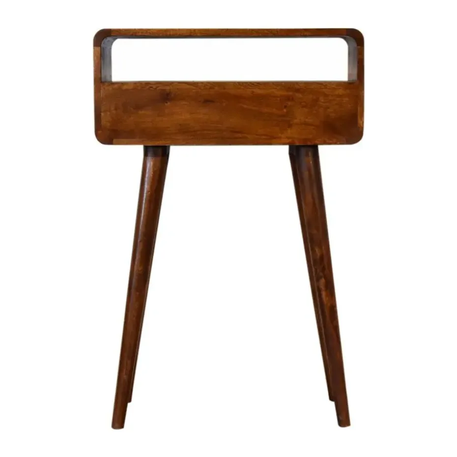 Artisan Furniture Solid hout Kastanje Sidetable Tafel