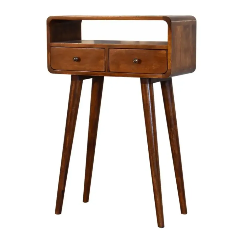 Artisan Furniture Solid hout Kastanje Sidetable Tafel