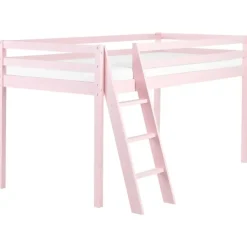 ASCOUX - Kinderbed - Roze - 90 x 200 cm - Dennenhout