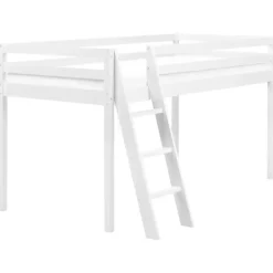 ASCOUX - Kinderbed - Wit - 90 x 200 cm - Dennenhout