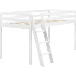 ASCOUX - Kinderbed - Wit - 90 x 200 cm - Dennenhout