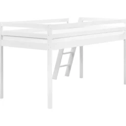 ASCOUX - Kinderbed - Wit - 90 x 200 cm - Dennenhout