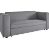 Asmund - Slaapbank 2-zits in grijze linnenoptik