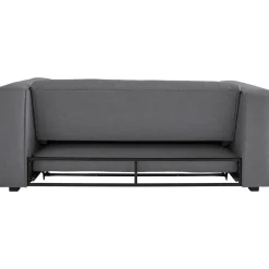 Asmund - Slaapbank 2-zits in grijze linnenoptik