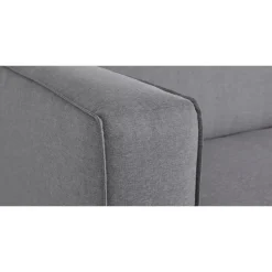 Asmund - Slaapbank 2-zits in grijze linnenoptik