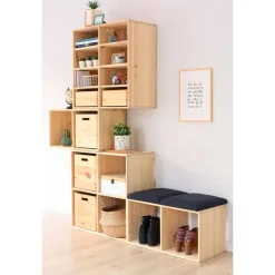 Astigarraga Dinamic Vakkenkast open - 2 vakken - PEFC grenen - 71x36cm