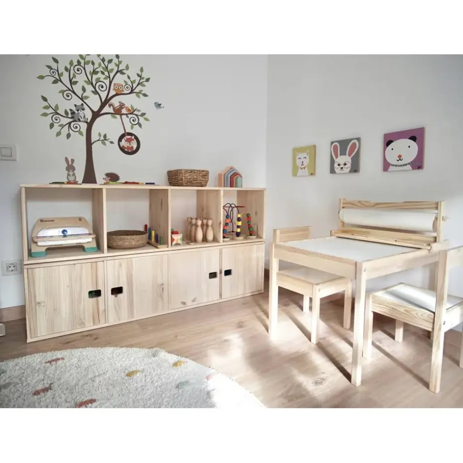 Astigarraga Dinamic Vakkenkast open - 2 vakken - PEFC grenen - 71x36cm