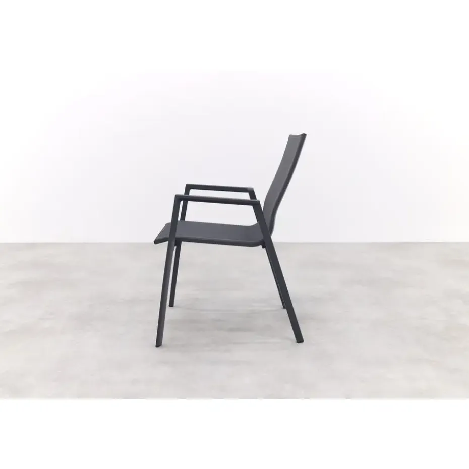 Atmos stapelbare tuinstoel - Antraciet