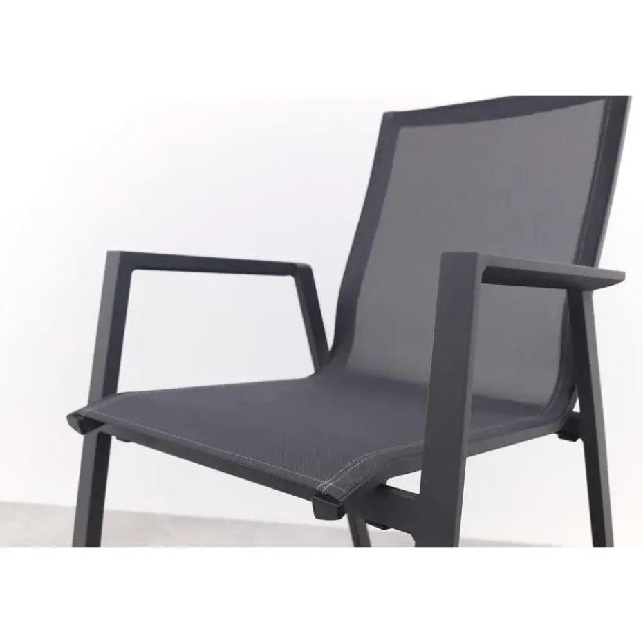 Atmos stapelbare tuinstoel - Antraciet