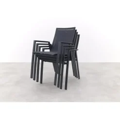 Atmos stapelbare tuinstoel - Antraciet