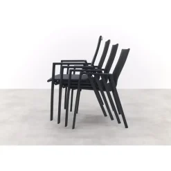 Atmos stapelbare tuinstoel - Antraciet