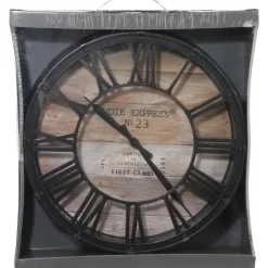 Atmosphera - Industriële Wandklok - Vintage - Bruin