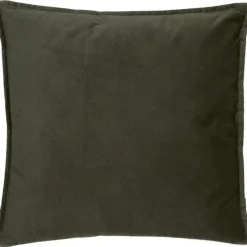 Atmosphera Bank/sierkussens Sophia - 45 x 45 cm - olijfgroen
