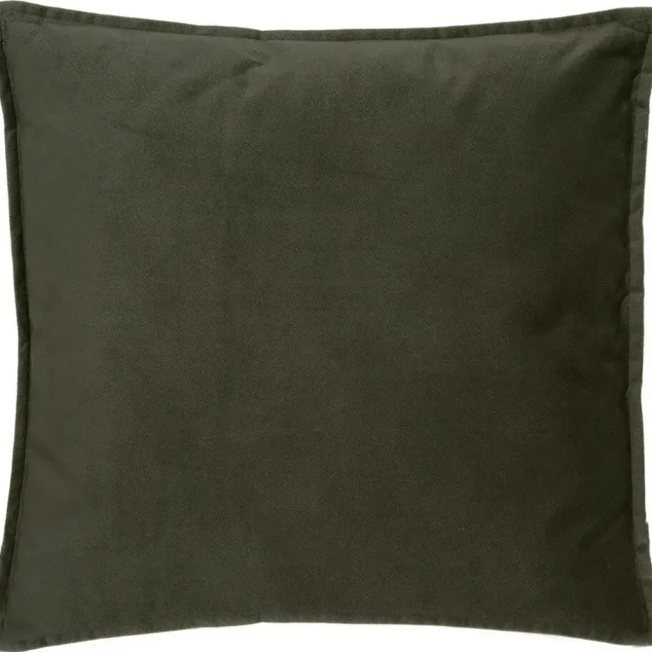 Atmosphera Bank/sierkussens Sophia - 45 x 45 cm - olijfgroen