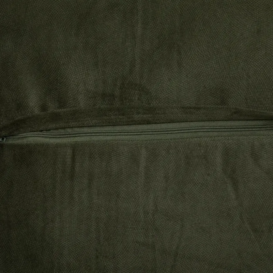 Atmosphera Bank/sierkussens Sophia - 45 x 45 cm - olijfgroen